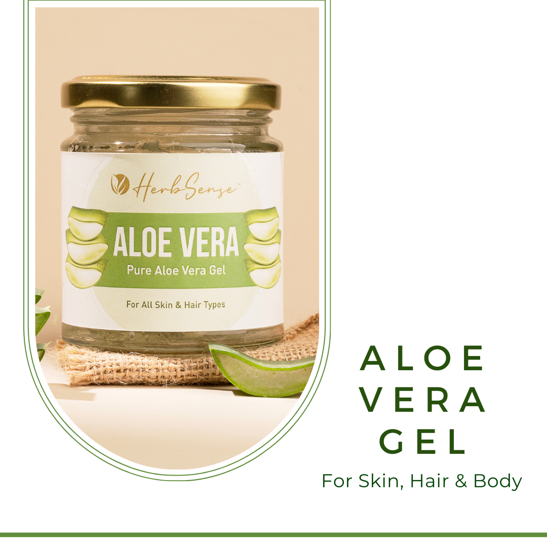 Pure Aloe Vera Gel -Moisturizing & Hydrating Gel for All Skin & Hair types