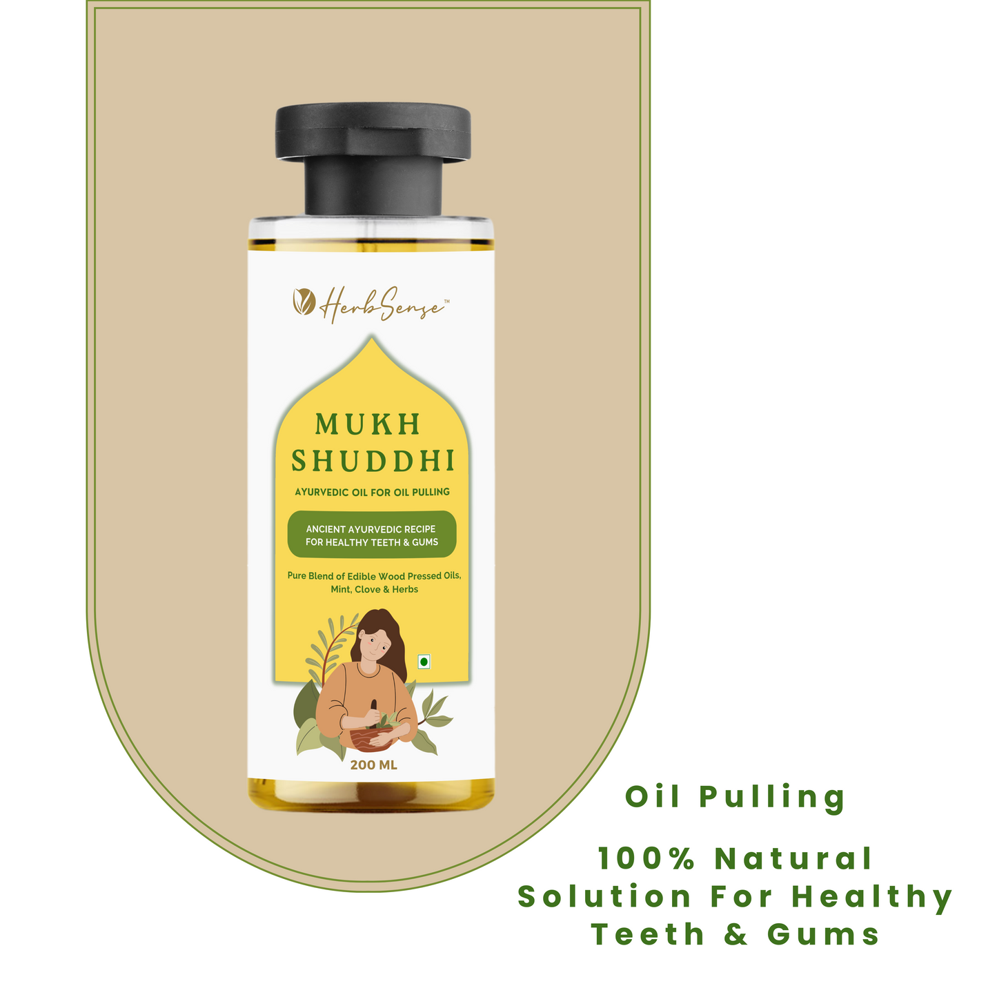 Mukh Shuddhi Ayurvedic Oil Pulling- Natural Mouth Wash 200ml