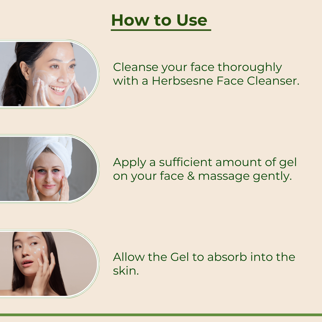 Pure Aloe Vera Gel -Moisturizing & Hydrating Gel for All Skin & Hair types