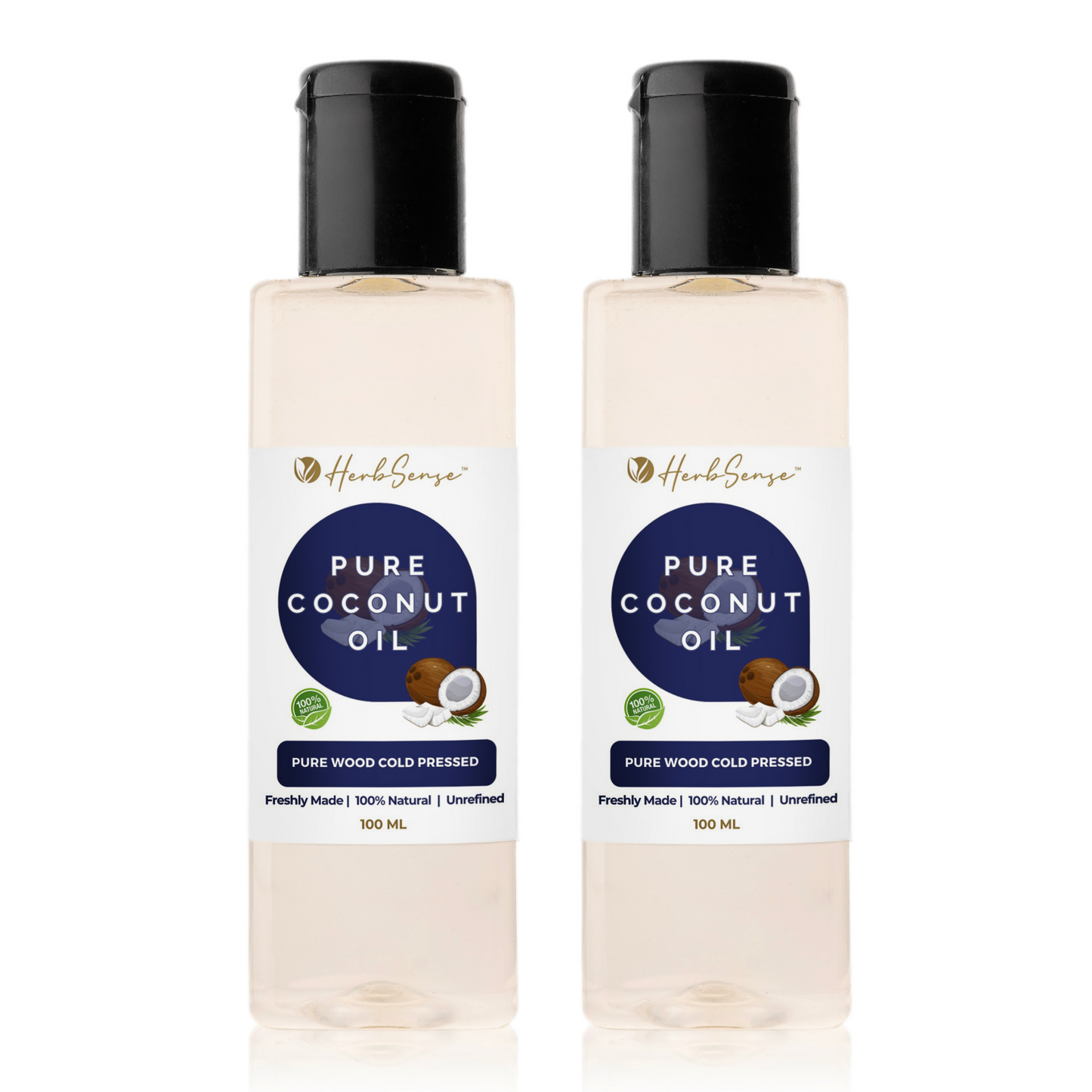 Wood Pressed Coconut Oil- 100% Natural Cloth Filtered | For Skin, Hair, Cooking as well as a dietary supplement