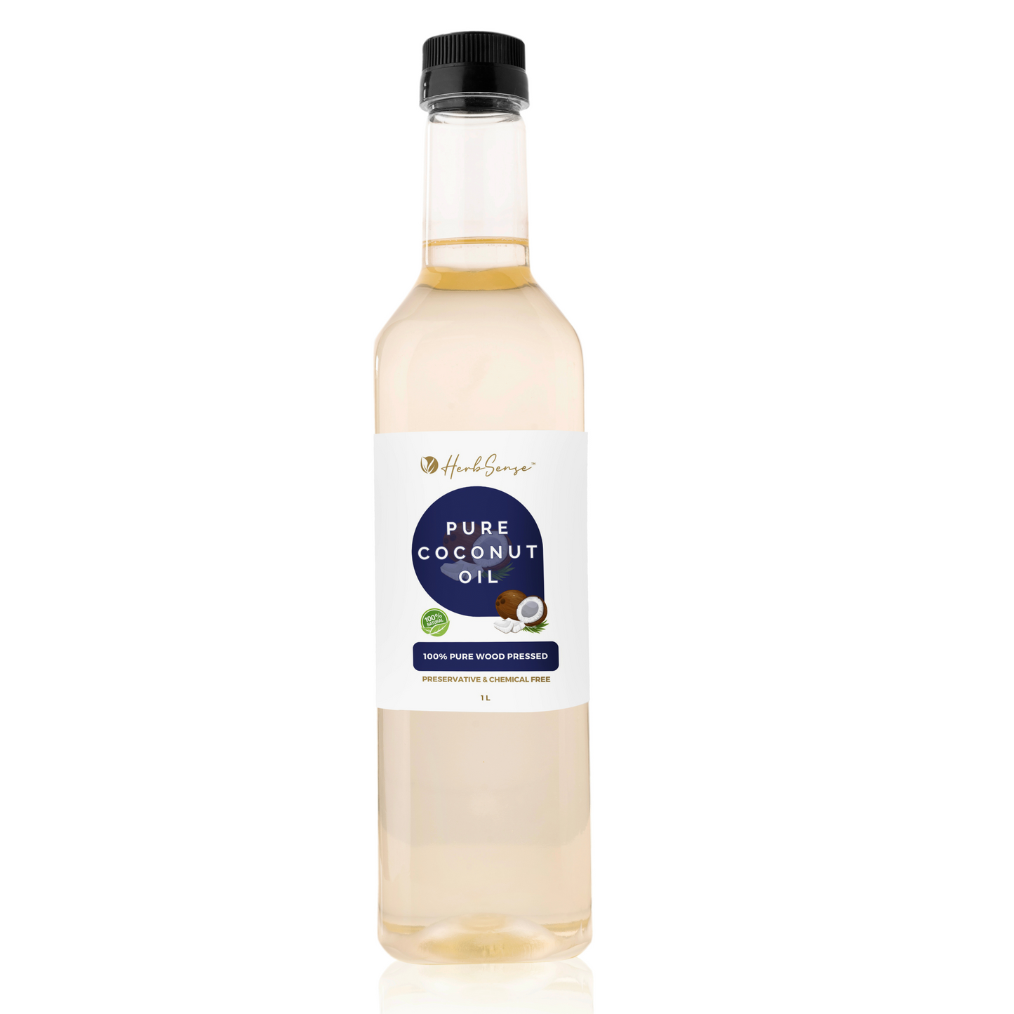 Wood Pressed Coconut Oil- 100% Natural Cloth Filtered | For Skin, Hair, Cooking as well as a dietary supplement