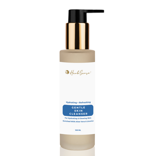 Hydrating Gentle Skin Cleanser- Soap Free, Fragrance Free Non-drying Formulation, Plant Based Face Wash + Refreshing 100ml