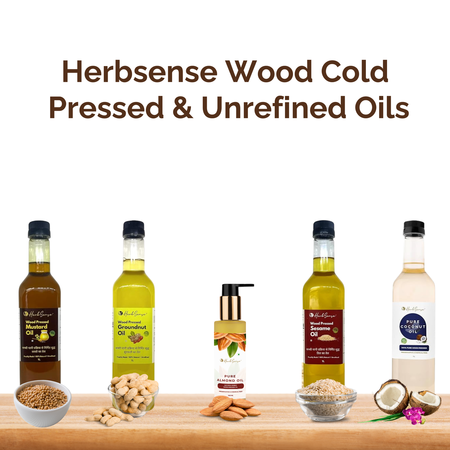 Pure Almond Oil- Wood Pressed | 100% Natural | Excellent For Skin & Hair