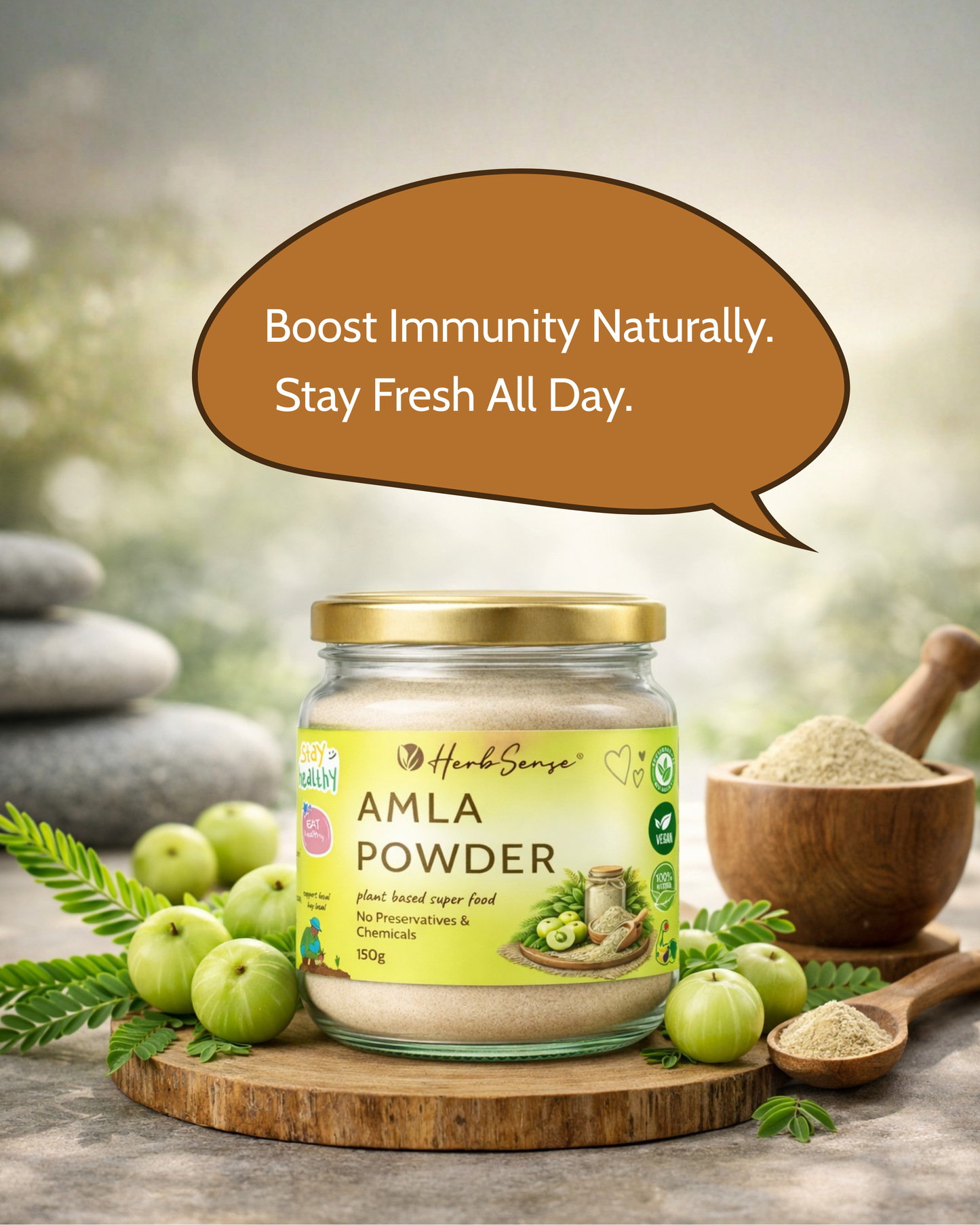 Amla Powder ( Amla Churna)  -Indian Superfood For Skin, Hair & Diet | 100% Pure & Natural | 150 GM