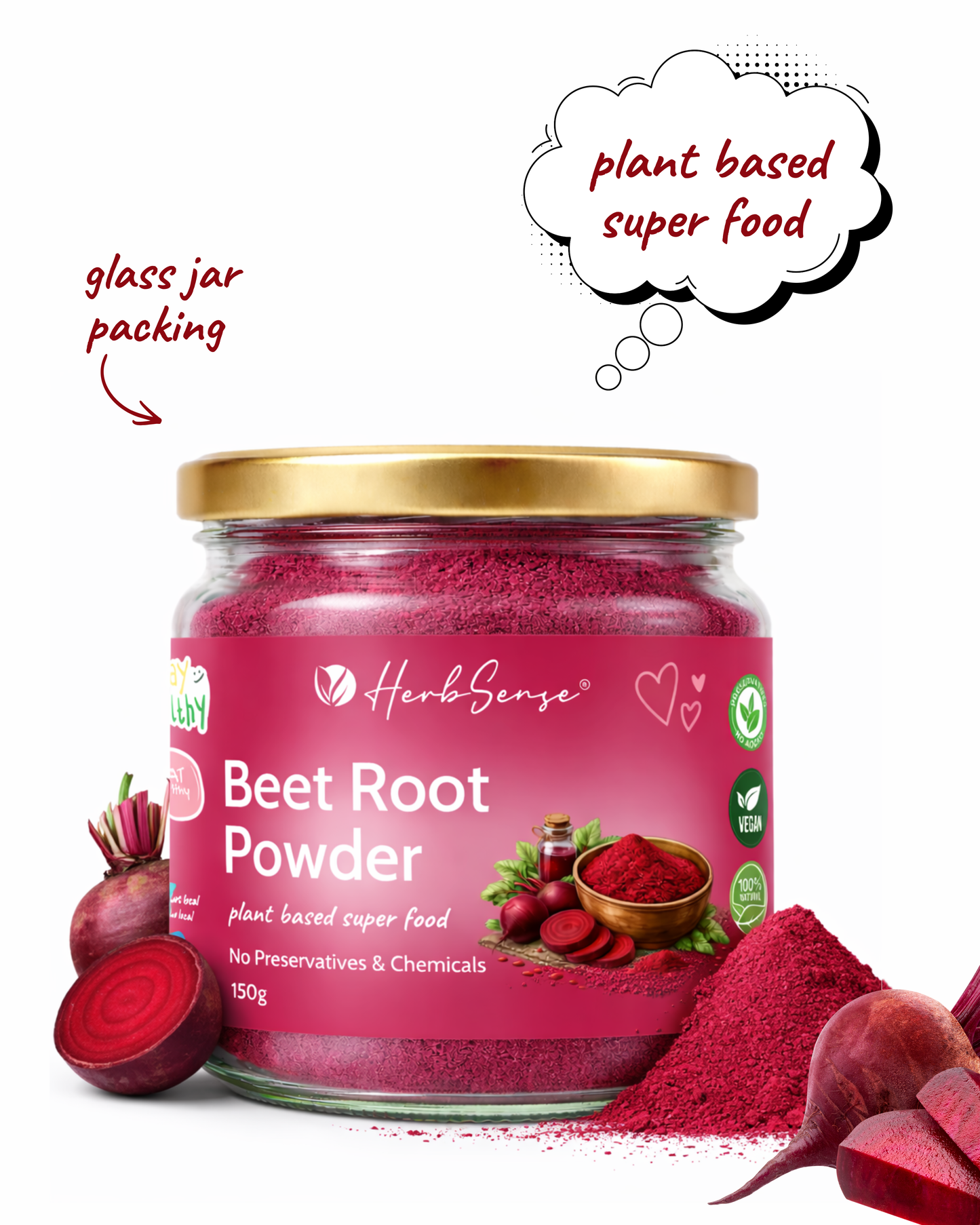 Beetroot Powder- 150gm| Superfood | 100% Natural | No Added Preservatives