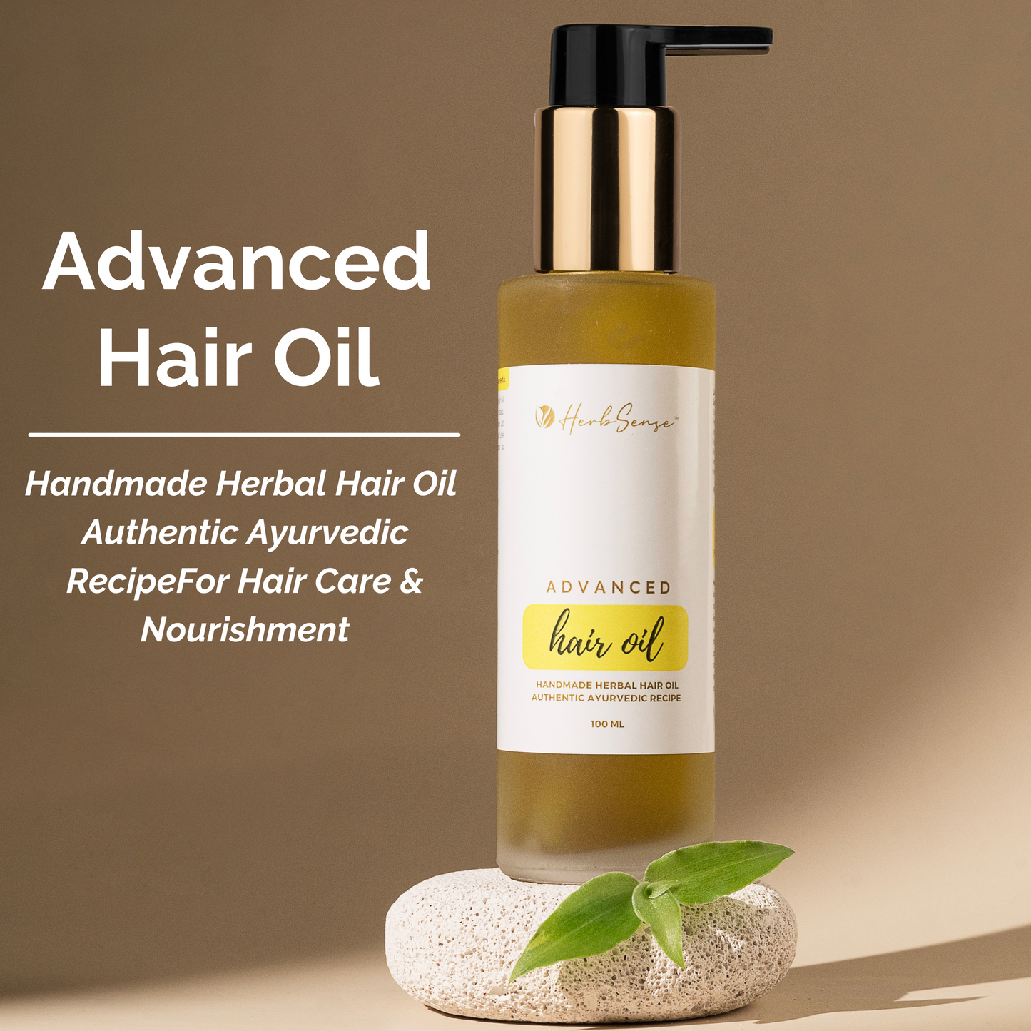 Advanced Hair Oil- Handmade Herbal Hair Oil Authentic Ayurvedic Recipe. For Hair Growth & Nourishment- 100 ML