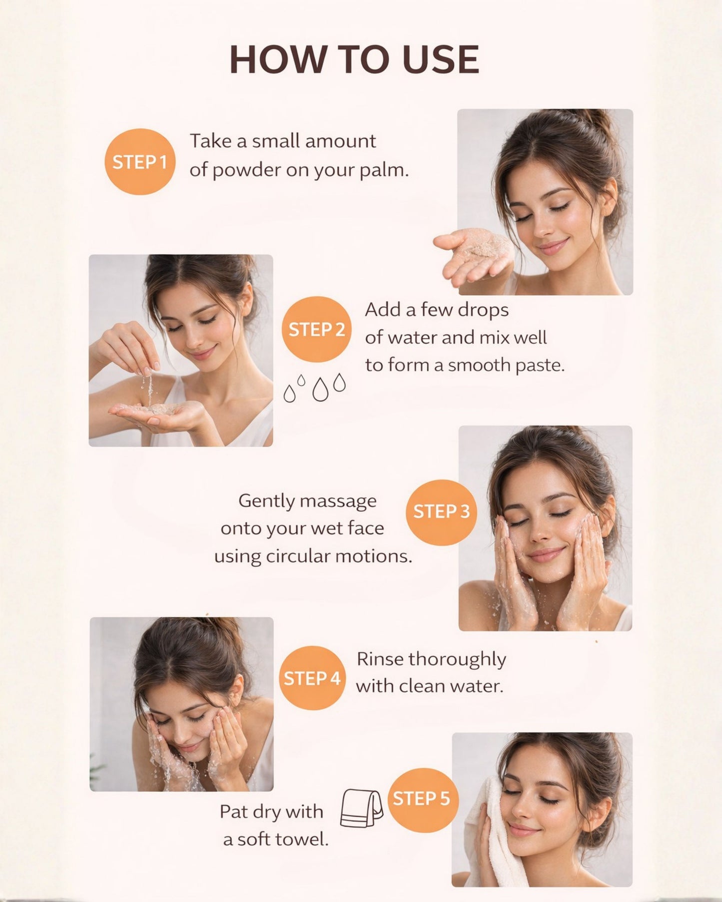 Saundarya- Plant Based Powder-to-Foam Ayurvedic Face and Body Cleanser,Powder Face & Body Wash,100% Natural , Preservative Free- 60gm